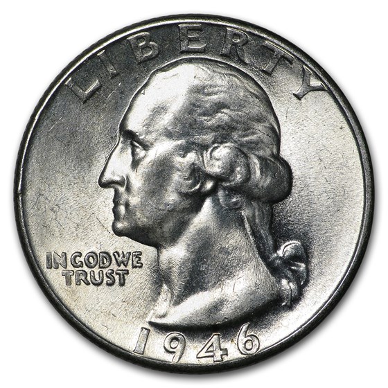 1946-D Washington Quarter BU 1946-D Washington Quarter BU